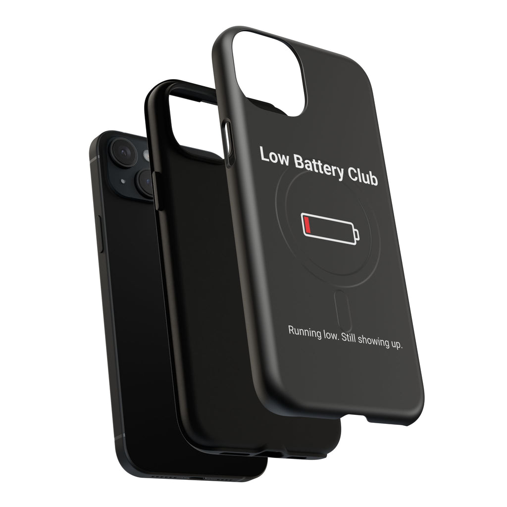 Low Battery Club Tough Magnetic Phone Case — Low Battery Design
