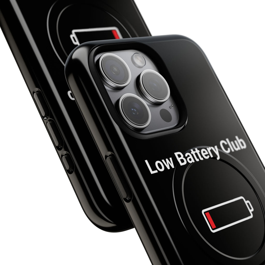 Low Battery Club Tough Magnetic Phone Case — Low Battery Design