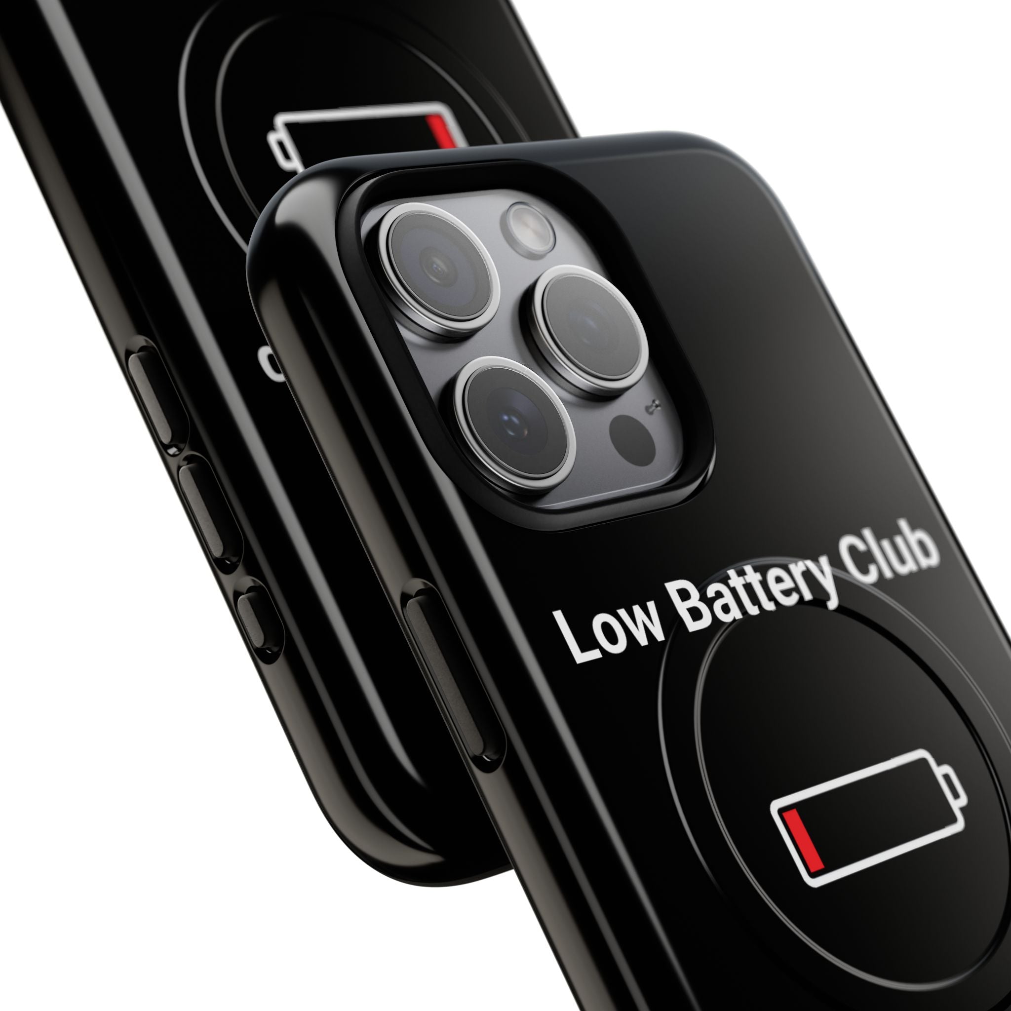 Low Battery Club Tough Magnetic Phone Case — Low Battery Design